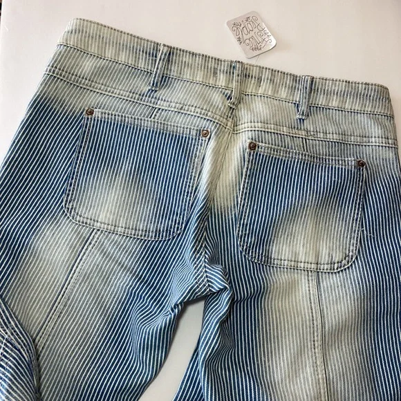 New Free People striped Jeans - Picture 8 of 11